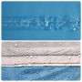 Lona de camping impermeable azul 420x440 cm de vidaXL, Tiendas de campaña - Ref: Foro24-94677, Precio: 61,56 €, Descuento: %