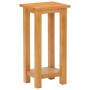 Mesa auxiliar de madera maciza de roble 27x24x55 cm de vidaXL, Mesas auxiliares - Ref: Foro24-289185, Precio: 79,48 €, Descue...