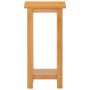 Mesa auxiliar de madera maciza de roble 27x24x55 cm de vidaXL, Mesas auxiliares - Ref: Foro24-289185, Precio: 79,48 €, Descue...