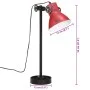 Lámpara de escritorio rojo desgastado 25 W E27 15x15x55 cm de vidaXL, Lámparas - Ref: Foro24-371854, Precio: 42,07 €, Descuen...