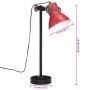 Lámpara de escritorio rojo desgastado 25 W E27 15x15x55 cm de vidaXL, Lámparas - Ref: Foro24-371854, Precio: 42,51 €, Descuen...