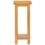 Solid oak wood side table 27x24x55 cm by vidaXL, Side tables - Ref: Foro24-289185, Price: 77,88 €, Discount: %