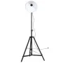 Lámpara de pie rojo desgastado 25 W E27 61x61x90/150 cm by vidaXL, Lamps - Ref: Foro24-371868, Price: 80,03 €, Discount: %