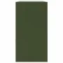 Aparador de acero verde oliva 99x39x73 cm de vidaXL, Aparadores - Ref: Foro24-841797, Precio: 177,37 €, Descuento: %