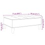 Reposapiés de tela negro 77x55x31 cm de vidaXL, Otomanas - Ref: Foro24-4007391, Precio: 68,33 €, Descuento: %