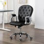 Silla de oficina giratoria de cuero sintético negro de vidaXL, Sillas de oficina - Ref: Foro24-289363, Precio: 119,06 €, Desc...