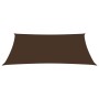 Toldo de vela rectangular de tela oxford marrón 6x8 m de vidaXL, Sombrillas - Ref: Foro24-135828, Precio: 133,90 €, Descuento: %
