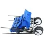 Carrito de mano plegable de acero con capota azul de vidaXL, Carretillas de carga - Ref: Foro24-147590, Precio: 95,93 €, Desc...