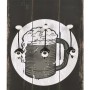 Perchero de pared con 6 ganchos 120x40 cm de vidaXL, Percheros para sombreros y abrigos - Ref: Foro24-245851, Precio: 50,92 €...