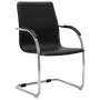 Silla de oficina voladiza de cuero sintético negra de vidaXL, Sillas de oficina - Ref: Foro24-289355, Precio: 94,85 €, Descue...