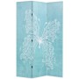 Biombo divisor plegable 120x170 cm mariposa azul de vidaXL, Divisores de ambientes - Ref: Foro24-245885, Precio: 103,79 €, De...