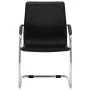 Silla de oficina voladiza de cuero sintético negra de vidaXL, Sillas de oficina - Ref: Foro24-289355, Precio: 94,85 €, Descue...