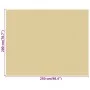 Alfombra para tienda de campaña beige 250x200 cm de vidaXL, Accesorios para tiendas de campaña - Ref: Foro24-310759, Precio: ...