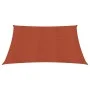 Toldo de vela cuadrado HDPE terracota 160 g/m² 2,5x2,5 m de vidaXL, Sombrillas - Ref: Foro24-311328, Precio: 23,55 €, Descuen...