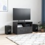 Mueble para TV de acero negro 67x39x44 cm de vidaXL, Muebles TV - Ref: Foro24-841739, Precio: 69,25 €, Descuento: %