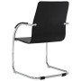Silla de oficina voladiza de cuero sintético negra de vidaXL, Sillas de oficina - Ref: Foro24-289355, Precio: 105,10 €, Descu...
