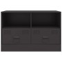 Mueble para TV de acero negro 67x39x44 cm de vidaXL, Muebles TV - Ref: Foro24-841739, Precio: 69,25 €, Descuento: %