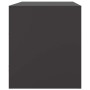 Mueble para TV de acero negro 67x39x44 cm de vidaXL, Muebles TV - Ref: Foro24-841739, Precio: 69,25 €, Descuento: %