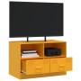 Mueble para TV de acero amarillo mostaza 67x39x44 cm de vidaXL, Muebles TV - Ref: Foro24-841745, Precio: 73,07 €, Descuento: %