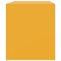 Mueble para TV de acero amarillo mostaza 67x39x44 cm de vidaXL, Muebles TV - Ref: Foro24-841745, Precio: 73,07 €, Descuento: %