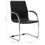 Silla de oficina voladiza de cuero sintético negra de vidaXL, Sillas de oficina - Ref: Foro24-289355, Precio: 94,85 €, Descue...