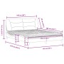 Cama con colchón cuero sintético marrón 160x200 cm de vidaXL, Camas y somieres - Ref: Foro24-3208733, Precio: 469,36 €, Descu...