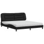 Cama con colchón cuero sintético negro 180x200 cm de vidaXL, Camas y somieres - Ref: Foro24-3208738, Precio: 463,93 €, Descue...