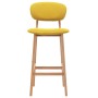 Taburetes de cocina 2 unidades tela amarillo mostaza de vidaXL, Taburetes de cocina - Ref: Foro24-289374, Precio: 159,73 €, D...