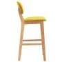Taburetes de cocina 2 unidades tela amarillo mostaza de vidaXL, Taburetes de cocina - Ref: Foro24-289374, Precio: 156,91 €, D...