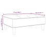 Reposapiés de tela gris claro 77x55x31 cm de vidaXL, Otomanas - Ref: Foro24-4007362, Precio: 73,89 €, Descuento: %
