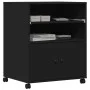 Soporte para impresora con ruedas negro 60x48x74 cm de vidaXL, Soportes para impresoras - Ref: Foro24-840633, Precio: 92,79 €...