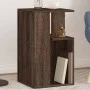 Mesa auxiliar madera de ingeniería roble marrón 35x35x60 cm de vidaXL, Mesas de centro - Ref: Foro24-840743, Precio: 42,04 €,...