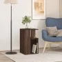Mesa auxiliar madera de ingeniería roble marrón 35x35x60 cm de vidaXL, Mesas de centro - Ref: Foro24-840743, Precio: 42,04 €,...