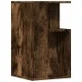 Mesa auxiliar madera de ingeniería roble ahumado 35x35x60 cm de vidaXL, Mesas de centro - Ref: Foro24-840741, Precio: 41,01 €...