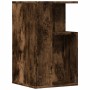 Mesa auxiliar madera de ingeniería roble ahumado 35x35x60 cm de vidaXL, Mesas de centro - Ref: Foro24-840741, Precio: 41,64 €...