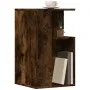 Mesa auxiliar madera de ingeniería roble ahumado 35x35x60 cm de vidaXL, Mesas de centro - Ref: Foro24-840741, Precio: 41,01 €...