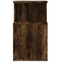 Mesa auxiliar madera de ingeniería roble ahumado 35x35x60 cm de vidaXL, Mesas de centro - Ref: Foro24-840741, Precio: 41,64 €...