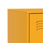 Aparador de acero amarillo mostaza 67x39x83 cm de vidaXL, Aparadores - Ref: Foro24-841682, Precio: 189,51 €, Descuento: %