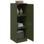 Aparador de acero verde oliva 34,5x39x107 cm de vidaXL, Aparadores - Ref: Foro24-841707, Precio: 115,98 €, Descuento: %