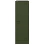 Aparador de acero verde oliva 34,5x39x107 cm de vidaXL, Aparadores - Ref: Foro24-841707, Precio: 115,98 €, Descuento: %