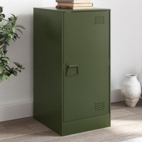 Aparador de acero verde oliva 34,5x39x73 cm de vidaXL, Aparadores - Ref: Foro24-841713, Precio: 70,75 €, Descuento: %