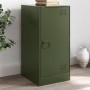 Aparador de acero verde oliva 34,5x39x73 cm de vidaXL, Aparadores - Ref: Foro24-841713, Precio: 70,75 €, Descuento: %