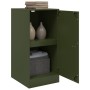 Aparador de acero verde oliva 34,5x39x73 cm de vidaXL, Aparadores - Ref: Foro24-841713, Precio: 70,75 €, Descuento: %