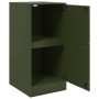 Aparador de acero verde oliva 34,5x39x73 cm de vidaXL, Aparadores - Ref: Foro24-841713, Precio: 70,75 €, Descuento: %