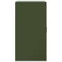 Aparador de acero verde oliva 34,5x39x73 cm de vidaXL, Aparadores - Ref: Foro24-841713, Precio: 70,75 €, Descuento: %