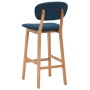 Taburetes de cocina 2 unidades tela azul de vidaXL, Taburetes de cocina - Ref: Foro24-289371, Precio: 166,94 €, Descuento: %