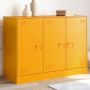 Aparador de acero amarillo mostaza 99x39x73 cm de vidaXL, Aparadores - Ref: Foro24-841724, Precio: 165,67 €, Descuento: %
