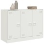 Aparador de acero blanco 99x39x73 cm de vidaXL, Aparadores - Ref: Foro24-841726, Precio: 162,88 €, Descuento: %