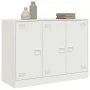 Aparador de acero blanco 99x39x73 cm de vidaXL, Aparadores - Ref: Foro24-841726, Precio: 157,03 €, Descuento: %