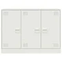 Aparador de acero blanco 99x39x73 cm de vidaXL, Aparadores - Ref: Foro24-841726, Precio: 157,03 €, Descuento: %